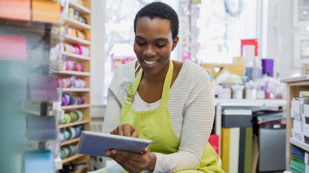A small business owner
